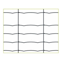 Cloture Treillis Soudé Galva Maille Dégressive