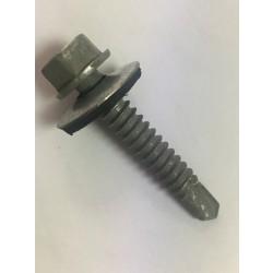 Vis Auto taraudeuse Tête Hexagonale avec rondelle et joint Néoprène.